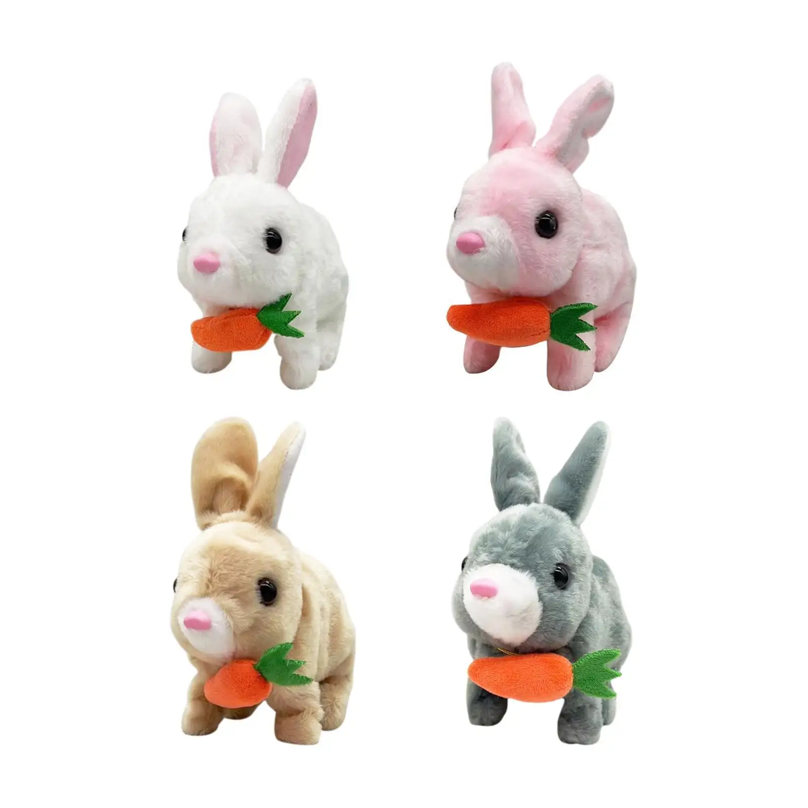 Electric Bunny Plush Toy Lovely Easter Gifts Party Favor with Sound Realistic Interactive Plush Rabbit for Children Boys Girls
Electric Bunny Plush Toy Lovely Easter Gifts Party Favor with Sound Realistic Interactive Plush Rabbit for Children Boys Girls