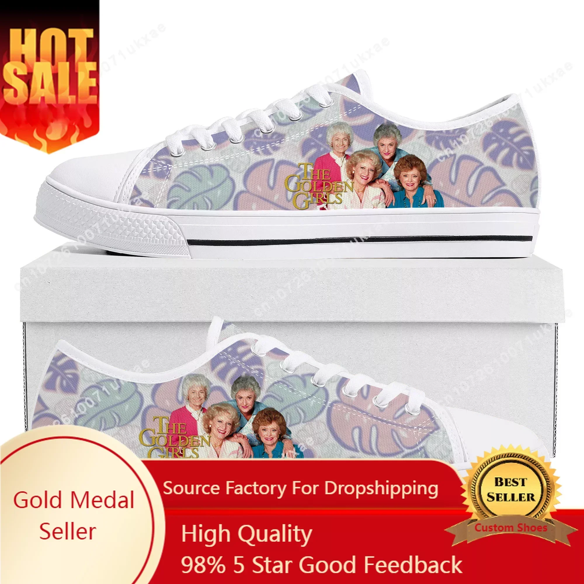 Низкие кроссовки Golden Girls, мужские и женские подростковые парусиновые кроссовки высокого качества для пар, повседневная обувь, обувь «сделай сам» на заказ
Низкие кроссовки Golden Girls, мужские и женские подростковые парусиновые кроссовки высокого качества для пар, повседневная обувь, обувь «сделай сам» на заказ