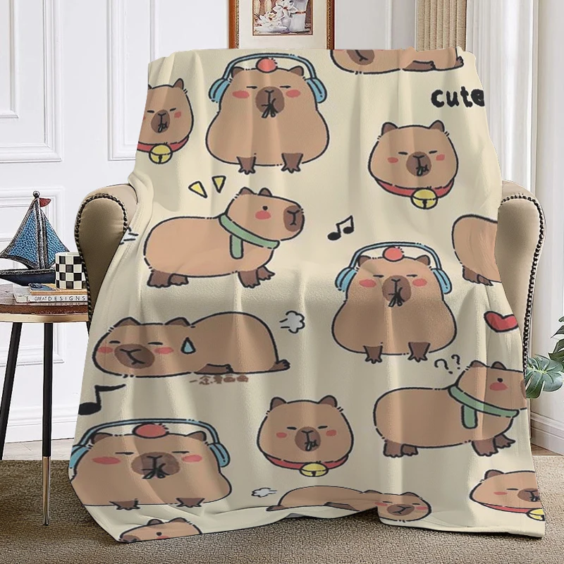 Capibara Lovely Bed Blanket Sofa Winter Warm Fleece Camping Custom Decorative Fluffy Soft Blankets King Size Microfiber Bedding
Capibara Lovely Bed Blanket Sofa Winter Warm Fleece Camping Custom Decorative Fluffy Soft Blankets King Size Microfiber Bedding