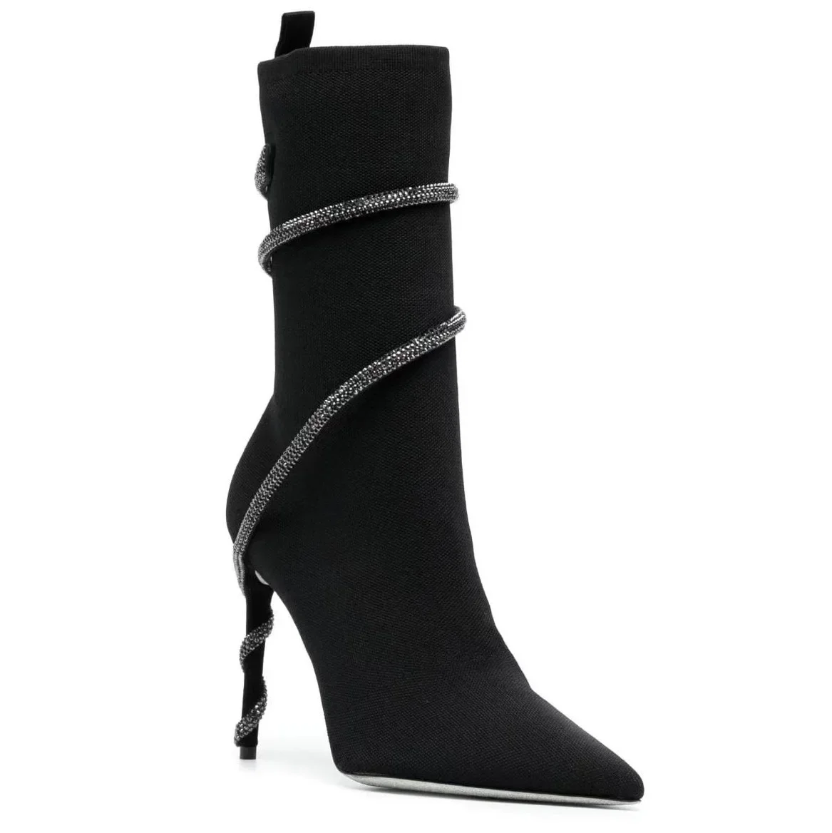 Snake Wrap Rhinestone Sleeve Ankle Boots Suede Large Size Mid-Calf Women Botines Pointed Toe Stiletto High Heel Stretch Botas
Snake Wrap Rhinestone Sleeve Ankle Boots Suede Large Size Mid-Calf Women Botines Pointed Toe Stiletto High Heel Stretch Botas