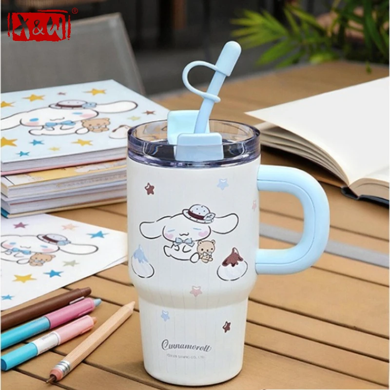 X&W Sanrio 830ml Insulation Cup Stainless Steel Straw Thermos Cup Cute Hello Kitty Ice Tumbler Outdoor Sports Water Bottles Gift
X&W Sanrio 830ml Insulation Cup Stainless Steel Straw Thermos Cup Cute Hello Kitty Ice Tumbler Outdoor Sports Water Bottles Gift