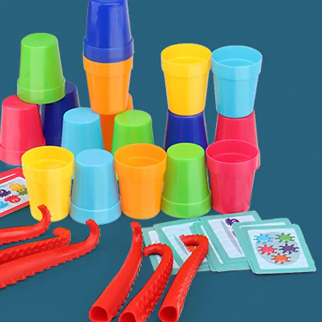 Kids Stacking Cups Toys Board Game Parent-Child Interactive Cards Stackable Nesting Early Learning Puzzle Toy Age 3+
Kids Stacking Cups Toys Board Game Parent-Child Interactive Cards Stackable Nesting Early Learning Puzzle Toy Age 3+