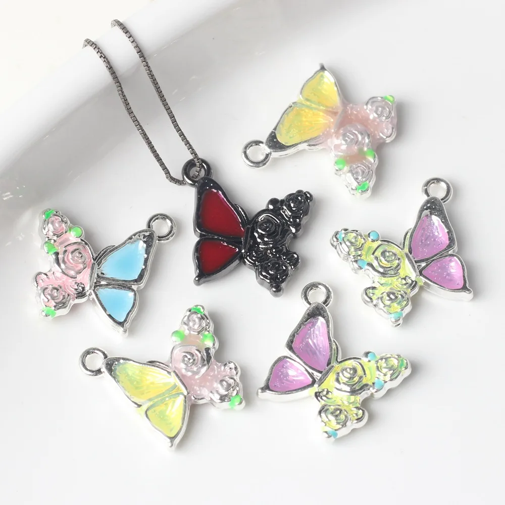 10PCS Color Flower Butterfly Shape Handmade Diy Findings Bracelets Earring Pendant Charms for Jewelry Making Accessories Craft
10PCS Color Flower Butterfly Shape Handmade Diy Findings Bracelets Earring Pendant Charms for Jewelry Making Accessories Craft