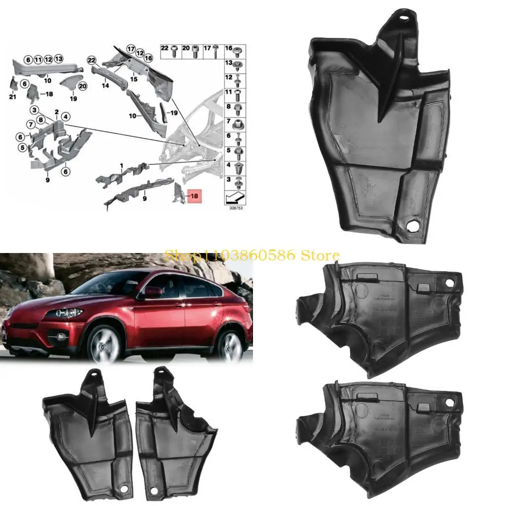 242A 1 Pair Car Engine Bulkhead Cover Partition Bay for E70 E71 E72 51757171791 51757171792 Auto Replacement Accessory
242A 1 Pair Car Engine Bulkhead Cover Partition Bay for E70 E71 E72 51757171791 51757171792 Auto Replacement Accessory