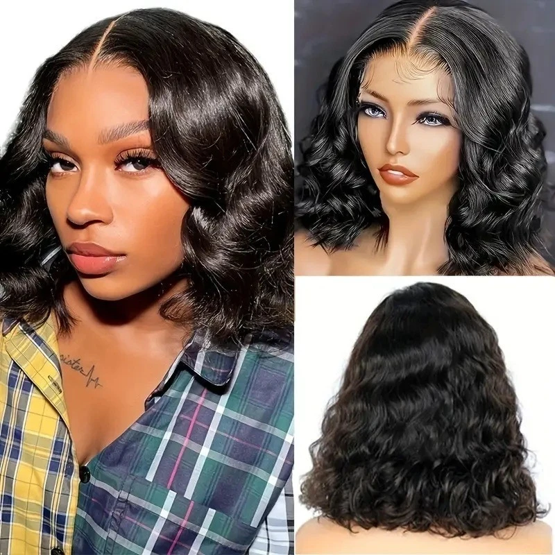 Fashionable women's lace front large wavy medium-length hair full wig
Fashionable women's lace front large wavy medium-length hair full wig