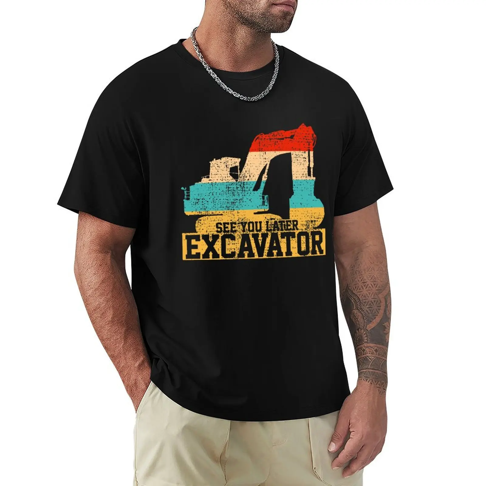 Excavator Truck Digger T-Shirt Casual Simple Design Short Sleeve Shirt
Excavator Truck Digger T-Shirt Casual Simple Design Short Sleeve Shirt