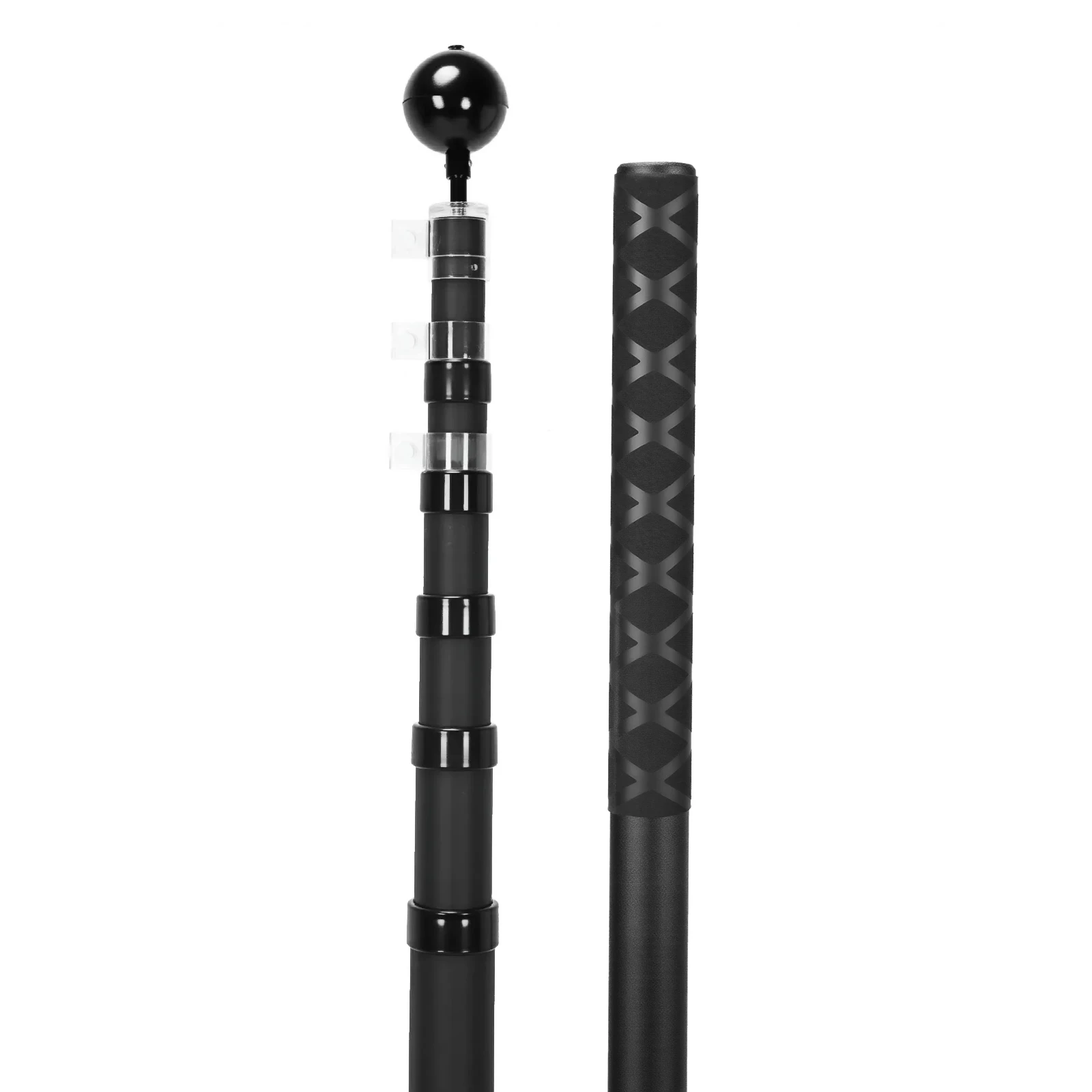 Aluminum Alloy Flag Poles Extra Thick Anti-tangling Flagpole Kit with 360° Rotating Rings Clip for Residential Outdoor Porch
Aluminum Alloy Flag Poles Extra Thick Anti-tangling Flagpole Kit with 360° Rotating Rings Clip for Residential Outdoor Porch