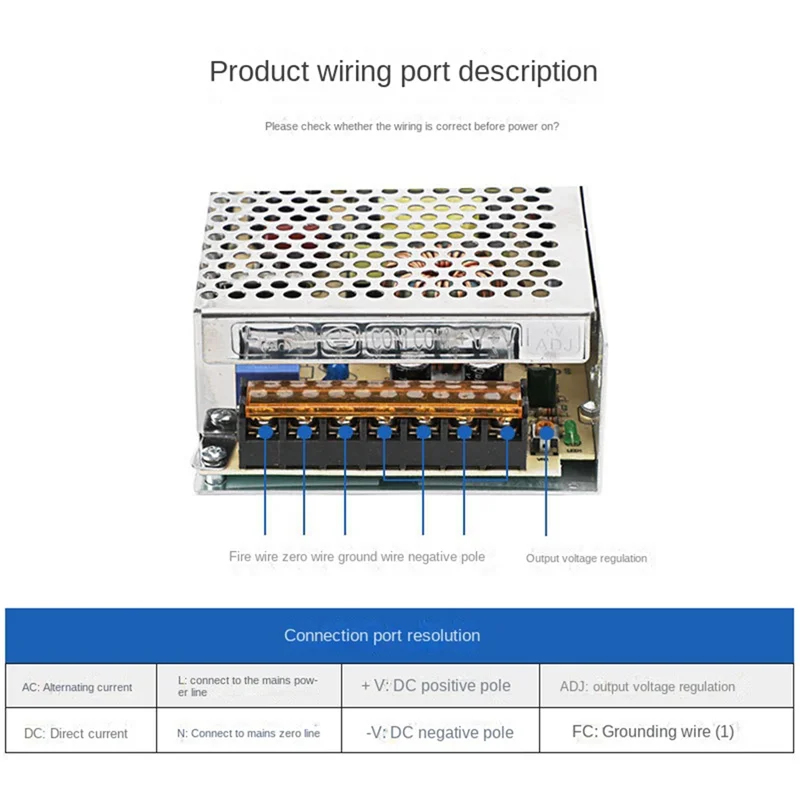1 Piece 12V Switching Power Supply 240W 10A DC Light Bar Drive Power Adapter Metal 12V Power Transformer
1 Piece 12V Switching Power Supply 240W 10A DC Light Bar Drive Power Adapter Metal 12V Power Transformer