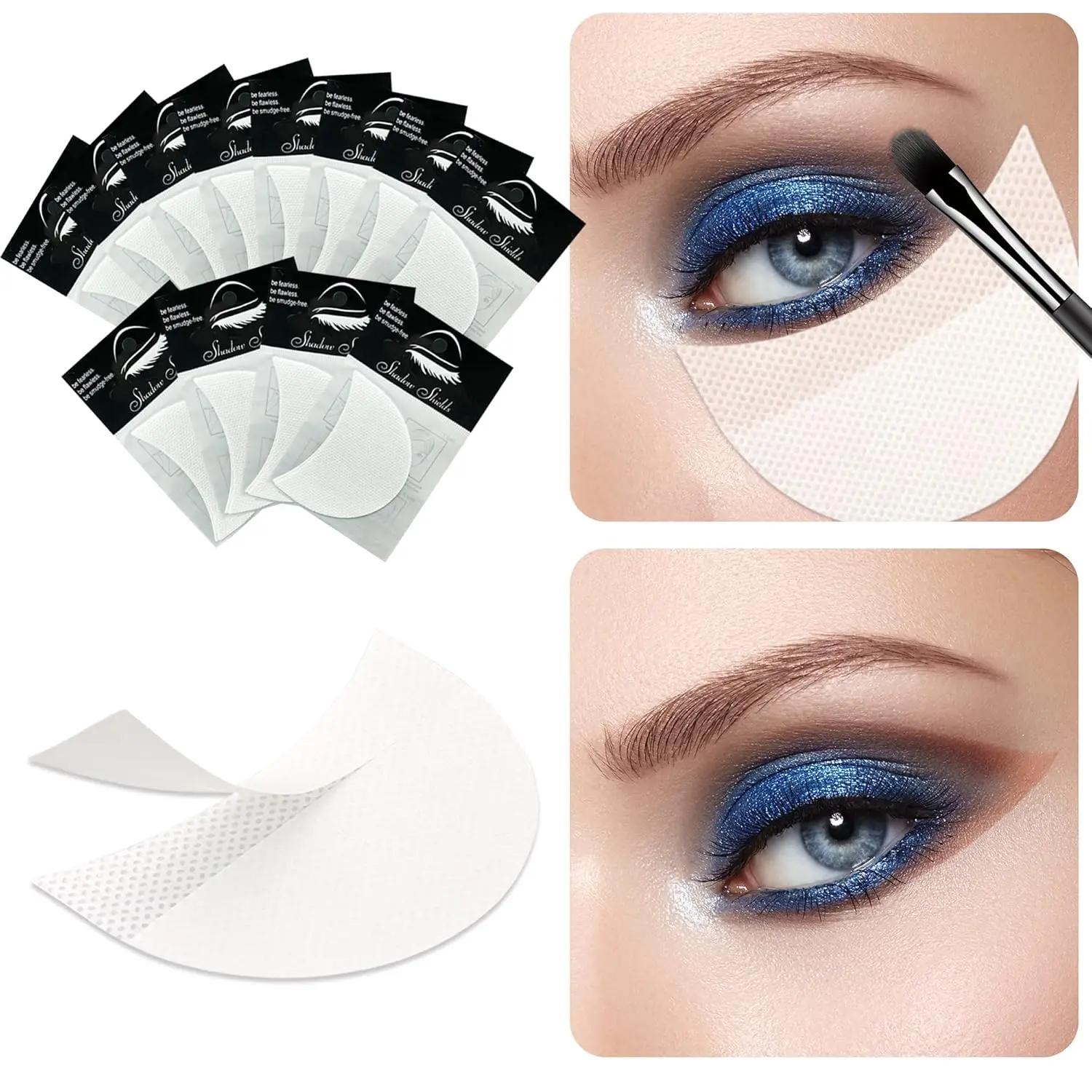 120 Pcs Eyeshadow Shields for Precise Makeup Application with Self-Adhesive Lint Free Gel Pads
120 Pcs Eyeshadow Shields for Precise Makeup Application with Self-Adhesive Lint Free Gel Pads