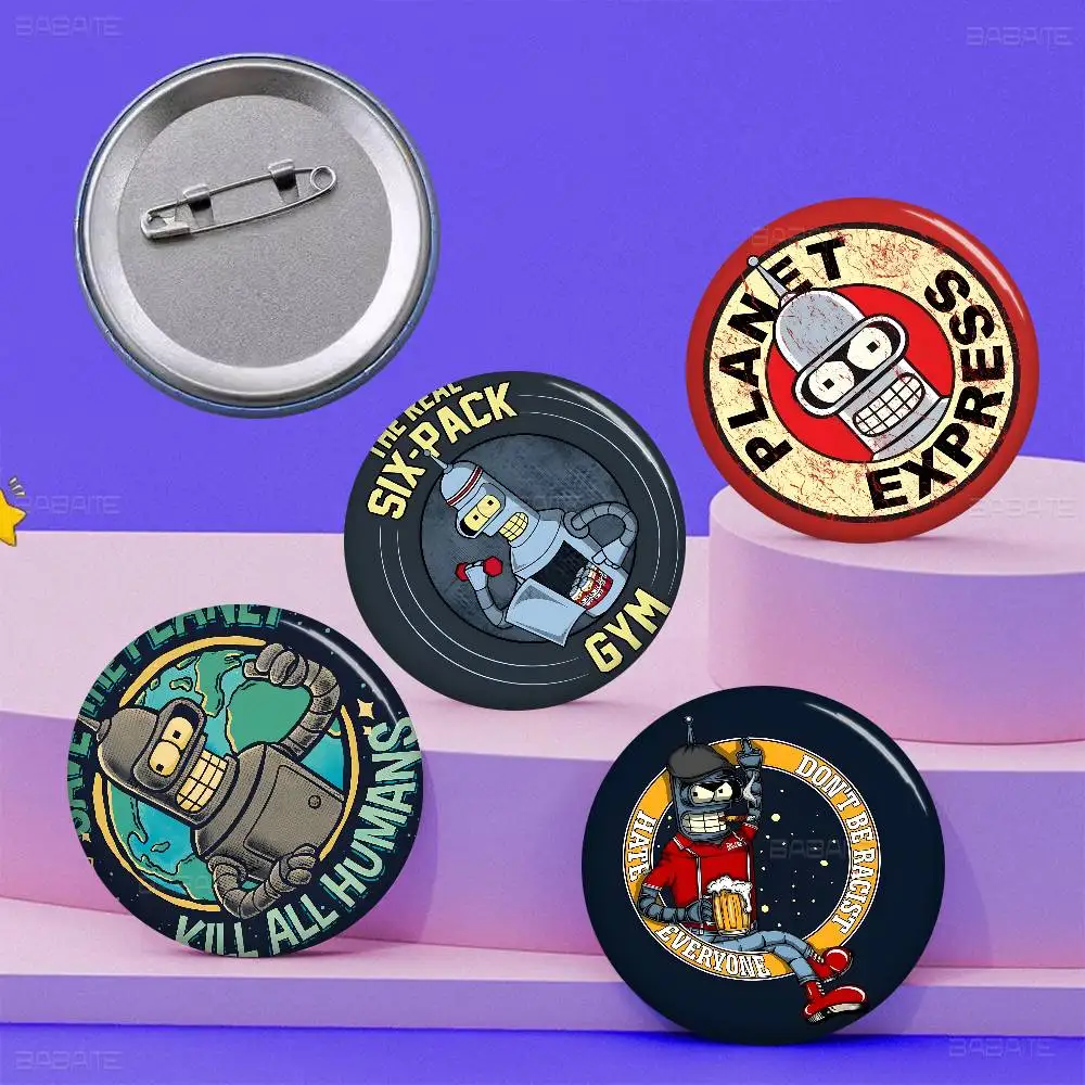 Animated Futurama Funny Creative Pins Funny Round Snap-in Brooch Badge Backpack Hat Accessories Jewelry Gifts for Friend
Animated Futurama Funny Creative Pins Funny Round Snap-in Brooch Badge Backpack Hat Accessories Jewelry Gifts for Friend