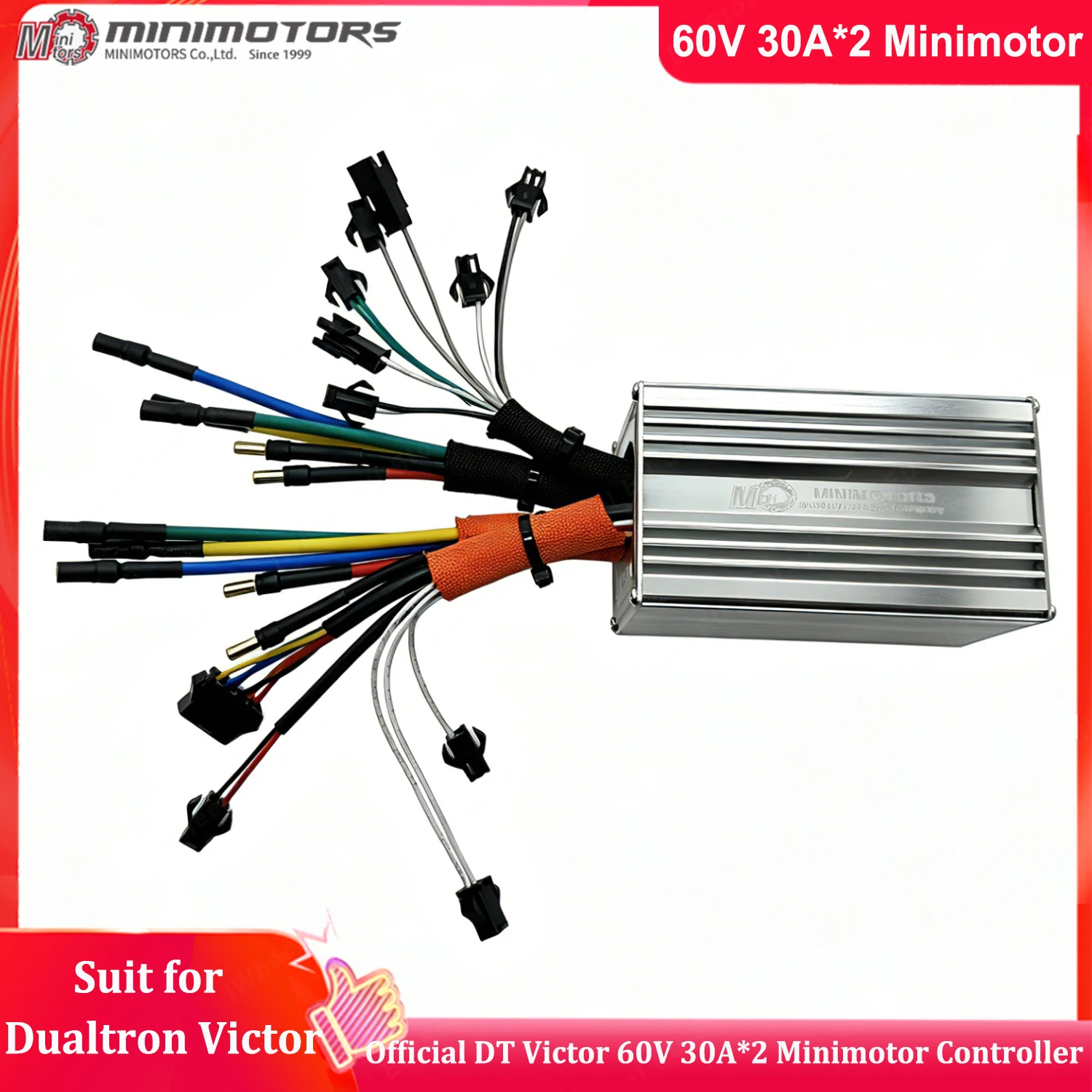 Official MINIMOTOR DUALTRON VICTOR CONTROLLER 60V 30A*2 two in one Controller Only for DT VICTOR Scooter
Official MINIMOTOR DUALTRON VICTOR CONTROLLER 60V 30A*2 two in one Controller Only for DT VICTOR Scooter