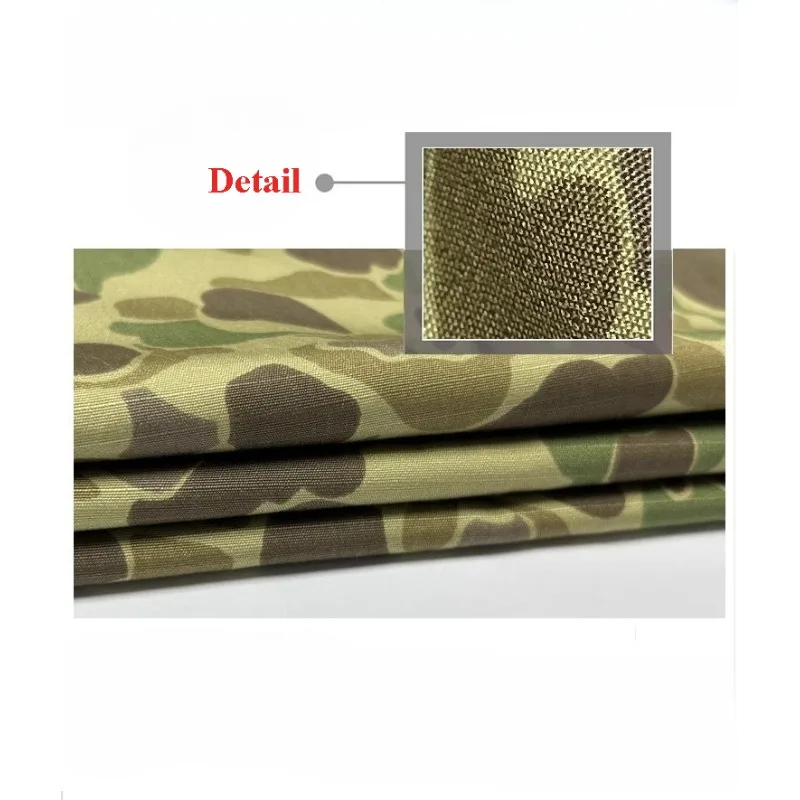 Nylon Cotton Duck Hunting Camouflage Fabric Ripstop Cloth Military Uniform Outdoor Workwear Tactical Frog Suit Fabric DIY
Nylon Cotton Duck Hunting Camouflage Fabric Ripstop Cloth Military Uniform Outdoor Workwear Tactical Frog Suit Fabric DIY