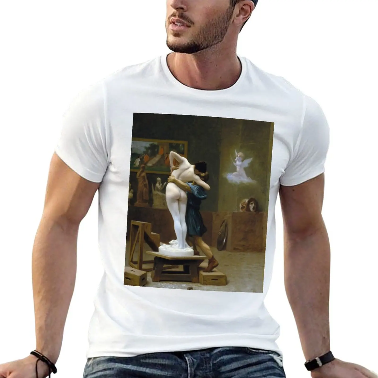 Jean-Leon Gerome - Pygmalion And Galatea T-Shirt man t shirt cotton funny t shirts dark humor t shirt personalised T-shirt
Jean-Leon Gerome - Pygmalion And Galatea T-Shirt man t shirt cotton funny t shirts dark humor t shirt personalised T-shirt