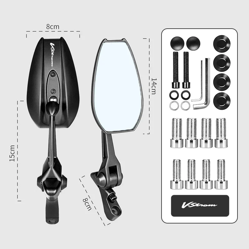Motorcycle Rear View Mirror Reverse Mirrors Reflective Side Mirror For SUZUKI V-Strom GSX S750 S1000GT Gixxer DR-650 SV650 M109R
Motorcycle Rear View Mirror Reverse Mirrors Reflective Side Mirror For SUZUKI V-Strom GSX S750 S1000GT Gixxer DR-650 SV650 M109R