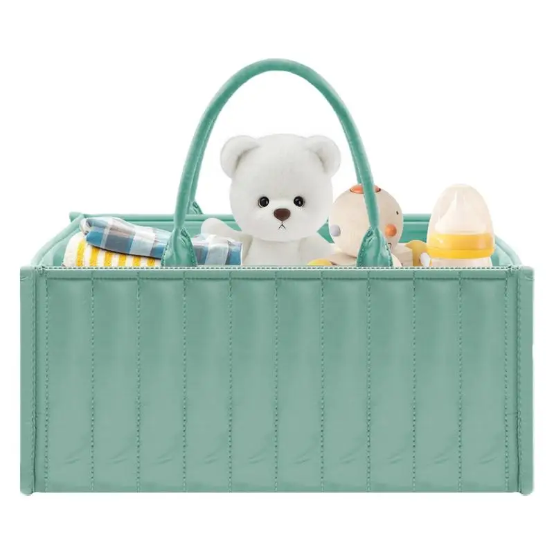 Nursery Organizer Basket Infant Diaper Bag Foldable Large Capacity Diaper Bag Foldable Basket For Bibs, Towel, Toys, Books
Nursery Organizer Basket Infant Diaper Bag Foldable Large Capacity Diaper Bag Foldable Basket For Bibs, Towel, Toys, Books
