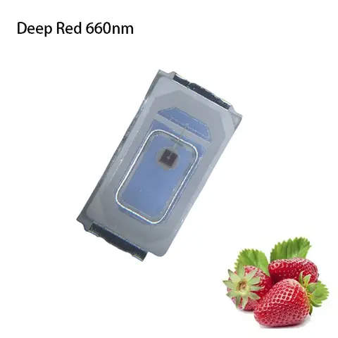 100PCS Deep Red 660nm LED 5730 2V 150ma PPE2.0-2.2umol For Plant Growing Lights