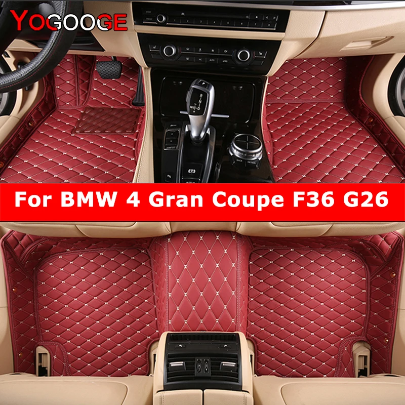 YOGOOGE пользовательские автомобильные коврики для BMW 4 Gran Coupe F36 G26 2014-2023 4 двери авто ковры аксессуары для ног Coche
YOGOOGE пользовательские автомобильные коврики для BMW 4 Gran Coupe F36 G26 2014-2023 4 двери авто ковры аксессуары для ног Coche