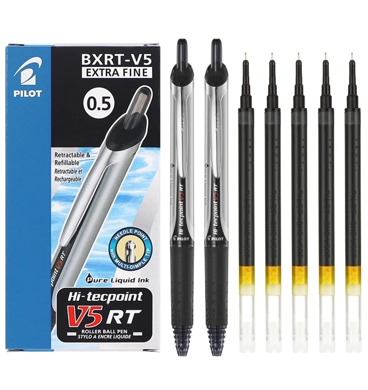 5 шт. Pilot Baile BXRT-V5 Pioneer King Push Gender Pen Студенческие канцелярские принадлежности для возвращения в школу
5 шт. Pilot Baile BXRT-V5 Pioneer King Push Gender Pen Студенческие канцелярские принадлежности для возвращения в школу