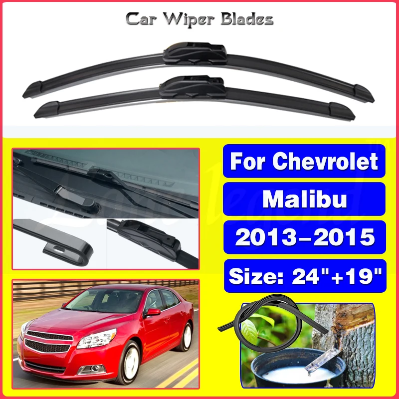 For Chevrolet Malibu 2013 2014 2015 Wiper Blades Front Window Windscreen Windshield Wipers Car Accessories U J Hook 24"+19"
For Chevrolet Malibu 2013 2014 2015 Wiper Blades Front Window Windscreen Windshield Wipers Car Accessories U J Hook 24"+19"