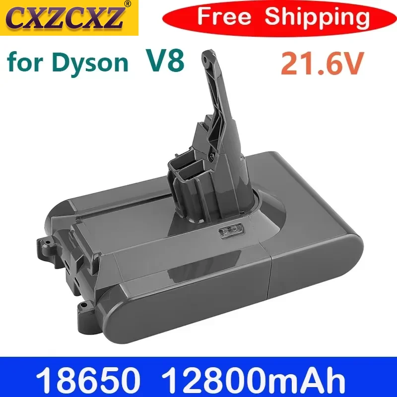 12800mAh 21.6V Battery For Dyson V8 Battery for Dyson V8 Absolute /Fluffy/Animal Li-ion Vacuum Cleaner rechargeable Battery18650
12800mAh 21.6V Battery For Dyson V8 Battery for Dyson V8 Absolute /Fluffy/Animal Li-ion Vacuum Cleaner rechargeable Battery18650
