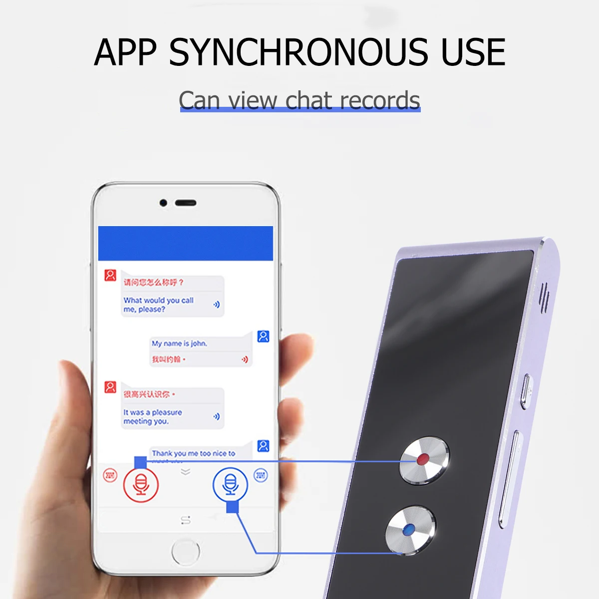 Smart Portable Translator Device Handheld Wireless Text Translation Rechargeable Mini Voice Recognition 2M 10M
Smart Portable Translator Device Handheld Wireless Text Translation Rechargeable Mini Voice Recognition 2M 10M