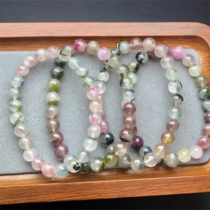 8MM Natural Tourmaline Bracelet Crystal Reiki Healing Stone Fashion Jewelry Gifting Gift For Women 1pcs
8MM Natural Tourmaline Bracelet Crystal Reiki Healing Stone Fashion Jewelry Gifting Gift For Women 1pcs