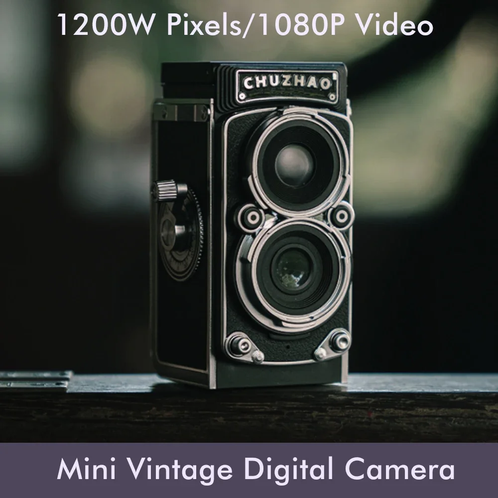 CHUZHAO Mini Retro Digital Camera with 1.54inch Screen 1080p Video 12MP Photos Compact Vintage Portable for Birthday Gift
CHUZHAO Mini Retro Digital Camera with 1.54inch Screen 1080p Video 12MP Photos Compact Vintage Portable for Birthday Gift