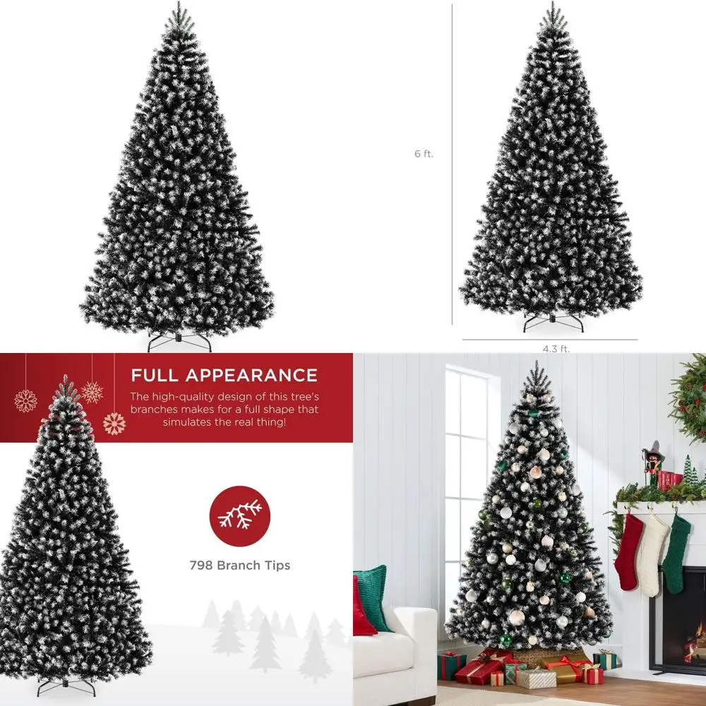 6ft Premium Unlit Realistic Spruce Christmas Tree with Dense Branches for Holiday Décor, Metal Stand, Ideal for Festive Season
6ft Premium Unlit Realistic Spruce Christmas Tree with Dense Branches for Holiday Décor, Metal Stand, Ideal for Festive Season