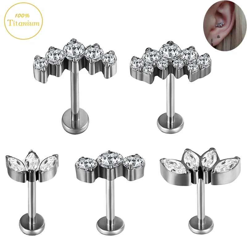 G23 Titanium Ear Piercing Earring Nail Internal Thread Labret Lip Stud Cartilage Tragus Stud Earrings Body Piercing Jewelry 16G
G23 Titanium Ear Piercing Earring Nail Internal Thread Labret Lip Stud Cartilage Tragus Stud Earrings Body Piercing Jewelry 16G