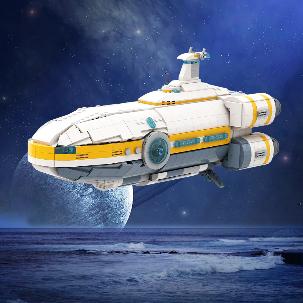 Subnautica Game Series Cyclops & Aurora model Building block toy MOC Vehicle Submarine brick kids toy Exhibits for adults gifts
Subnautica Game Series Cyclops & Aurora model Building block toy MOC Vehicle Submarine brick kids toy Exhibits for adults gifts