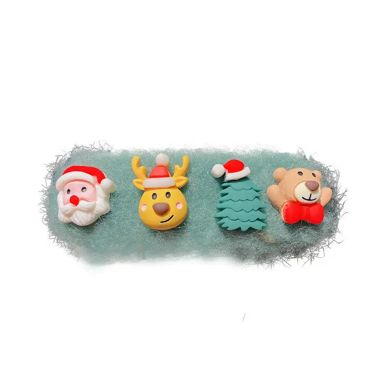 *Custom Three Colors Optional Christmas Ornaments Plush Clip Cute Cartoon Hair Accessories Christmas Hair Clip for girl
*Custom Three Colors Optional Christmas Ornaments Plush Clip Cute Cartoon Hair Accessories Christmas Hair Clip for girl