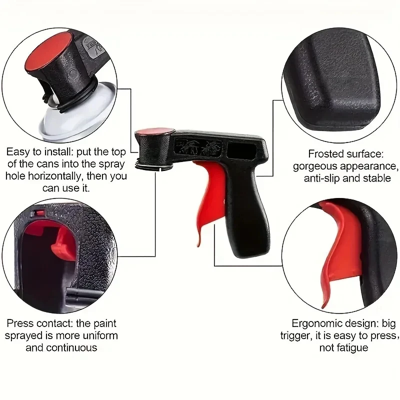 1-10PCS Plastic Assisted Hand Spray Gun Spray Paint Booster Handle Universal Reusable Automotive Wall Self-Spray Can Tool
1-10PCS Plastic Assisted Hand Spray Gun Spray Paint Booster Handle Universal Reusable Automotive Wall Self-Spray Can Tool