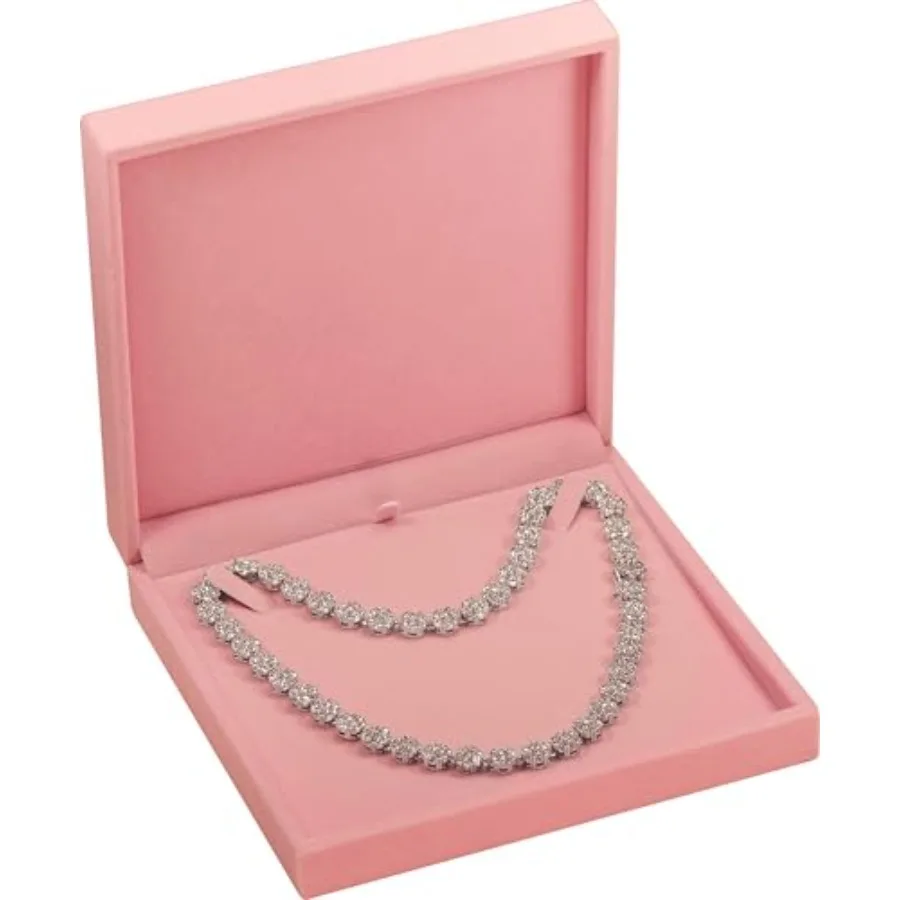 Big Necklace Chain Jewelry Gift Box Soft Touch Premium Velvet Material Choker Necklace Storage Holder Box for Women Men Size 6.
Big Necklace Chain Jewelry Gift Box Soft Touch Premium Velvet Material Choker Necklace Storage Holder Box for Women Men Size 6.