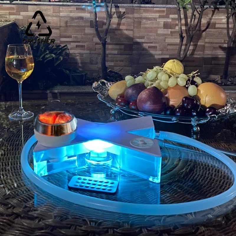 CRUSHER Acrylic X Shape Hookah Set with Tobacco Water Pipe LED Light Narguile Complete for Party Shisha Smoking Pipe Accessories
CRUSHER Acrylic X Shape Hookah Set with Tobacco Water Pipe LED Light Narguile Complete for Party Shisha Smoking Pipe Accessories