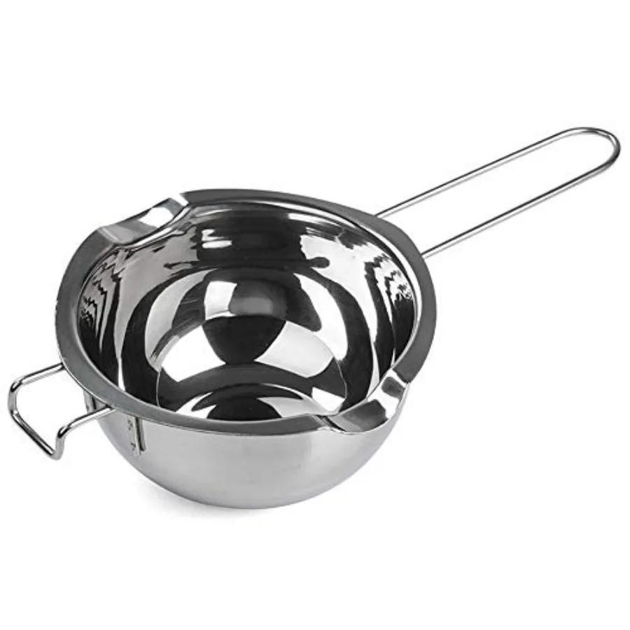 Stainless Steel Double Boiler Pot for Melting Chocolate, Candy and Candle Making 18/8 Steel, 2 Cup Capacity
Stainless Steel Double Boiler Pot for Melting Chocolate, Candy and Candle Making 18/8 Steel, 2 Cup Capacity
