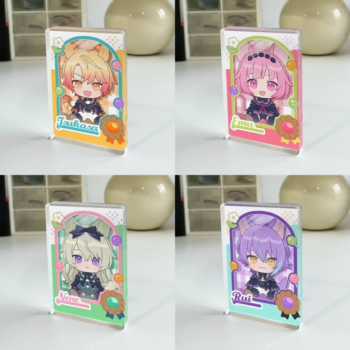 Tenma Tsukasa Tks Tms Kamishiro Rui Otori Emu Kusanagi Nene Project Sekai Cosplay Quicksand Mahjong Sign Acrylic Stand Figure
Tenma Tsukasa Tks Tms Kamishiro Rui Otori Emu Kusanagi Nene Project Sekai Cosplay Quicksand Mahjong Sign Acrylic Stand Figure