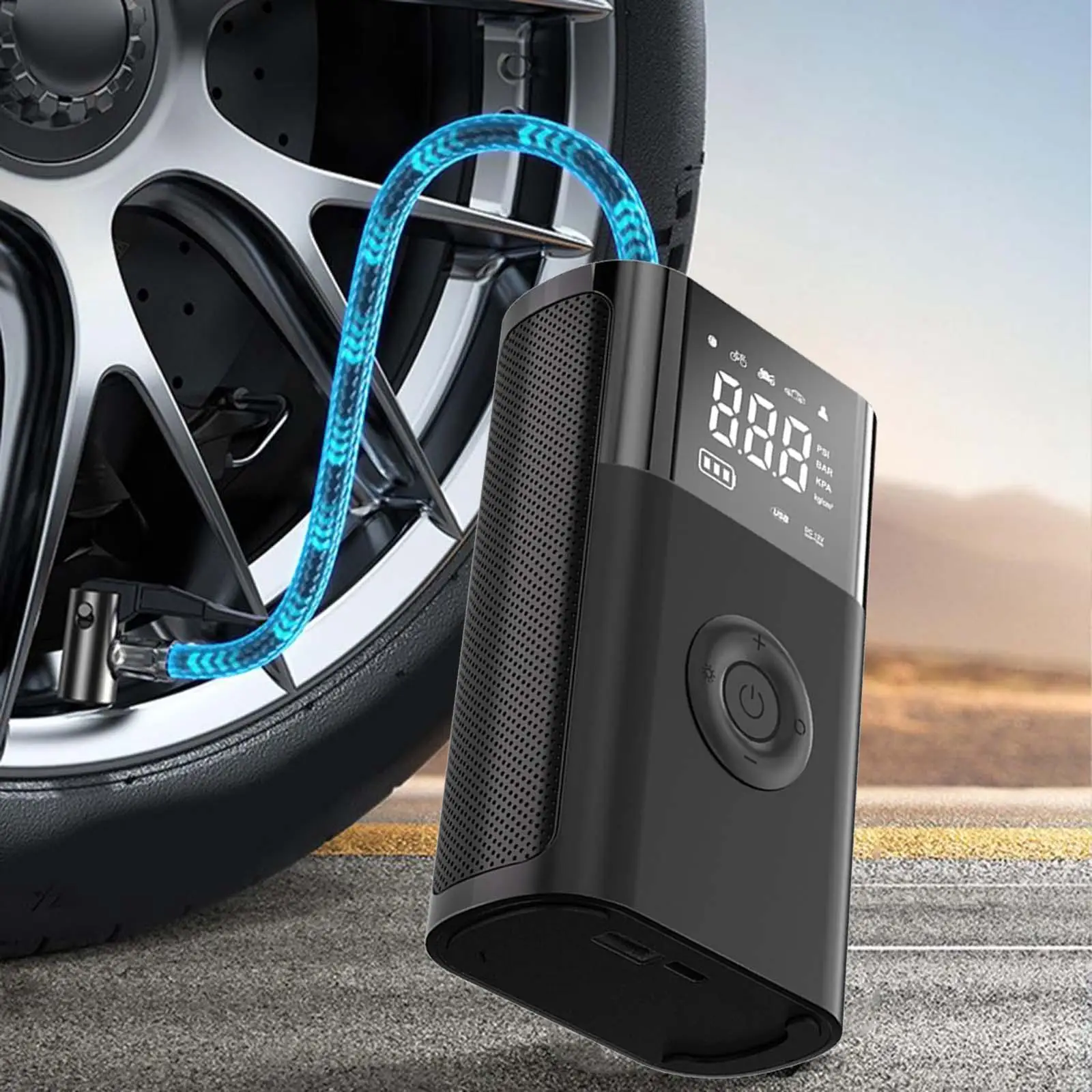 Electric Air Pump Auto Shut Off ABS Plastic Tire Inflator Portable Compressor for Vehicles Motorcycles Bikes
Electric Air Pump Auto Shut Off ABS Plastic Tire Inflator Portable Compressor for Vehicles Motorcycles Bikes