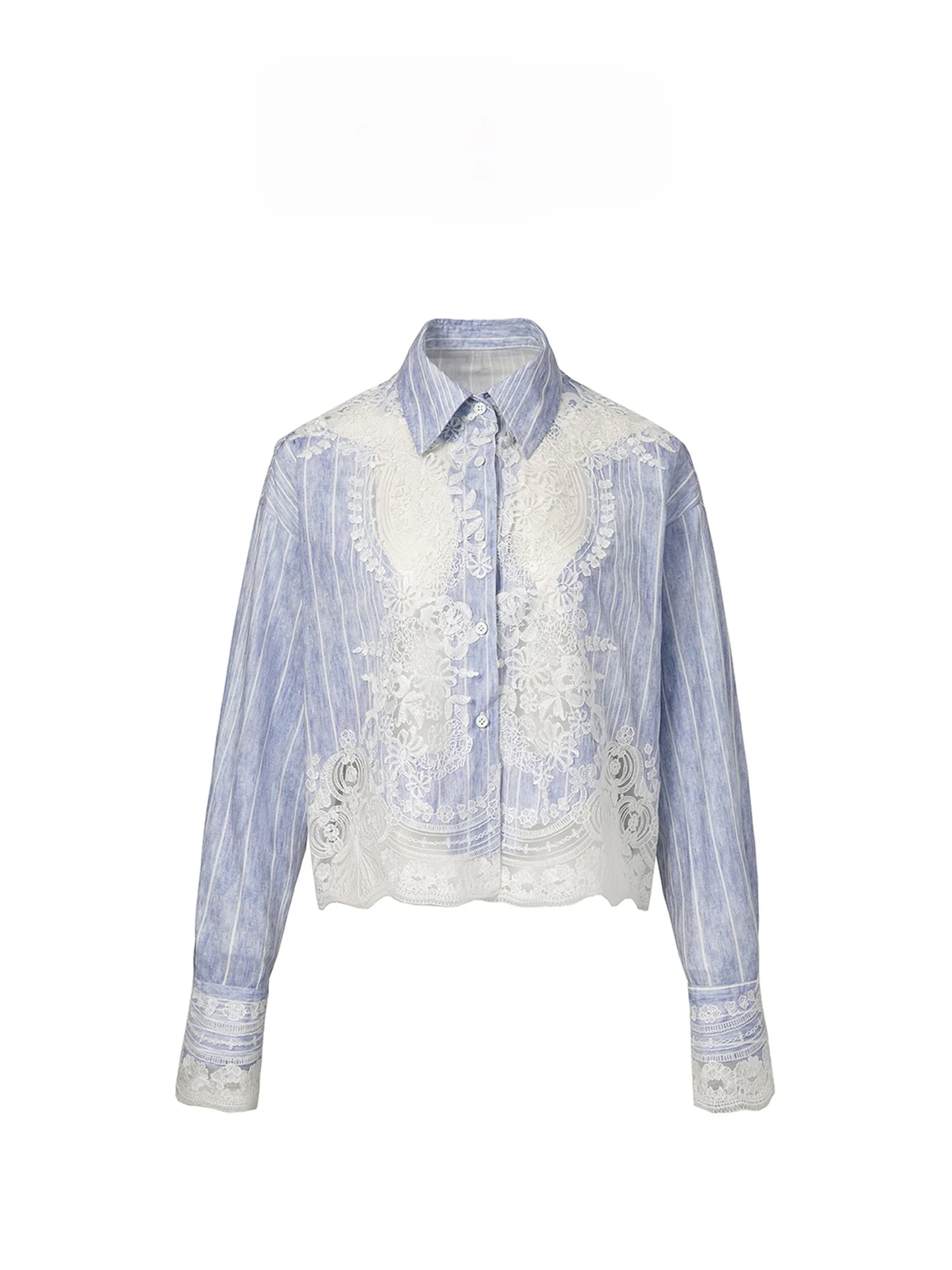 AZZHEN Star River Gallery Heavy Embroidery Lace Splicing Hollow out irt Women's Collar Long Sve Breathable Cotton
AZZHEN Star River Gallery Heavy Embroidery Lace Splicing Hollow out irt Women's Collar Long Sve Breathable Cotton