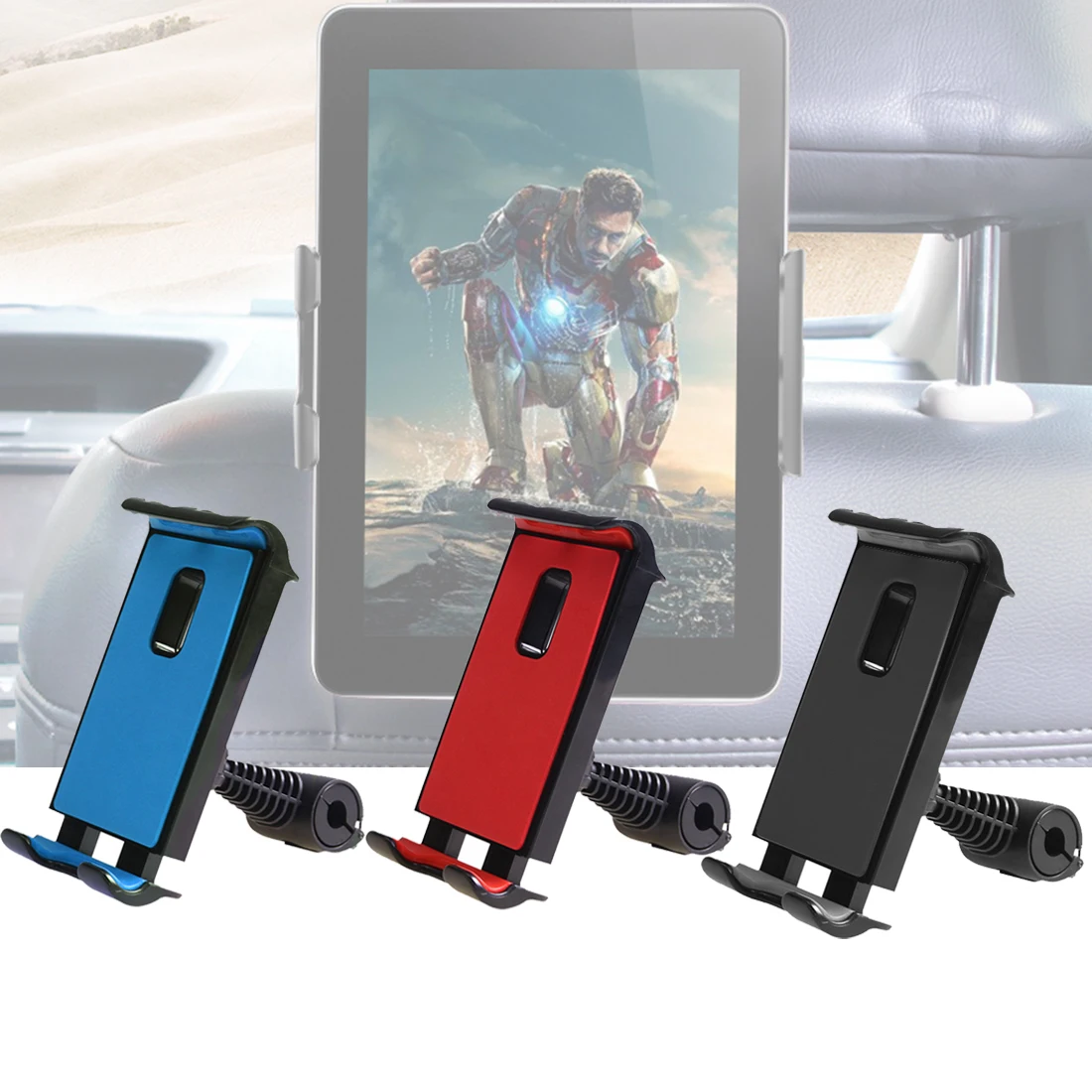 360 Rotation Car Back Seat Headrest Mount Holder Auto Car Phone Stand Mount for iPad iPhone 4-11 Inch Tablet PC
360 Rotation Car Back Seat Headrest Mount Holder Auto Car Phone Stand Mount for iPad iPhone 4-11 Inch Tablet PC