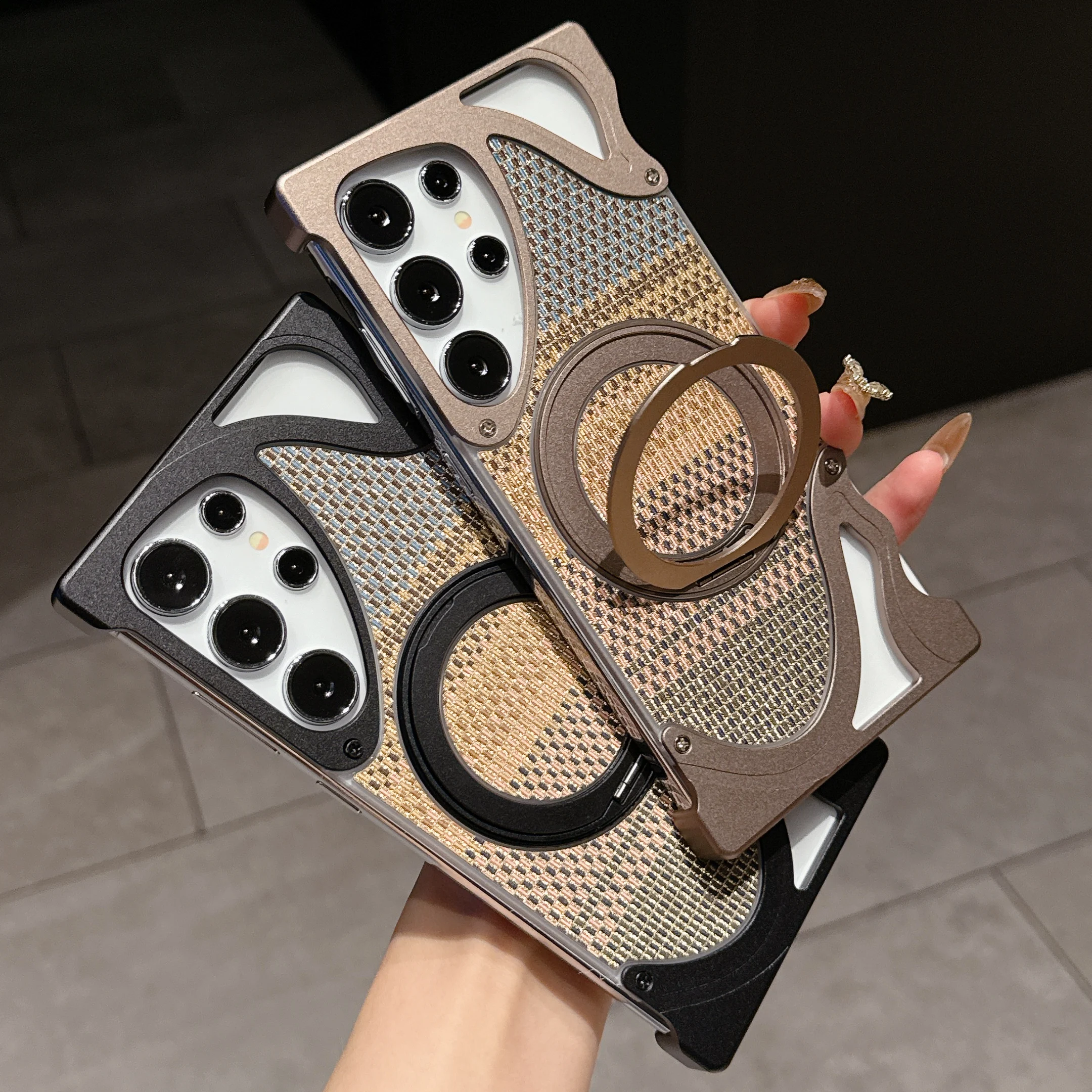 Безрамный чехол для телефона MagSafe из алюминиевого сплава для Samsung Galaxy S25 Ultra S24 S23, шелковая текстура Armo 360 ° Защитная крышка кронштейна
Безрамный чехол для телефона MagSafe из алюминиевого сплава для Samsung Galaxy S25 Ultra S24 S23, шелковая текстура Armo 360 ° Защитная крышка кронштейна