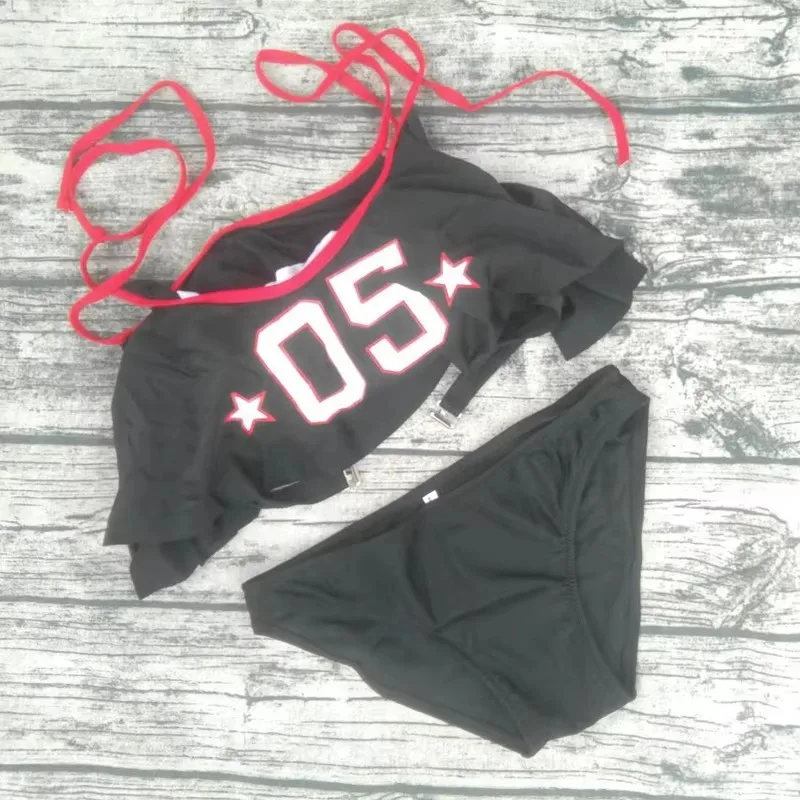 2024 High Quality Design Sexy Women's Bikini Set Black Swimwear Pool Swimsuit Retro Fresh Leaf Print Strap Swimsuit
2024 High Quality Design Sexy Women's Bikini Set Black Swimwear Pool Swimsuit Retro Fresh Leaf Print Strap Swimsuit