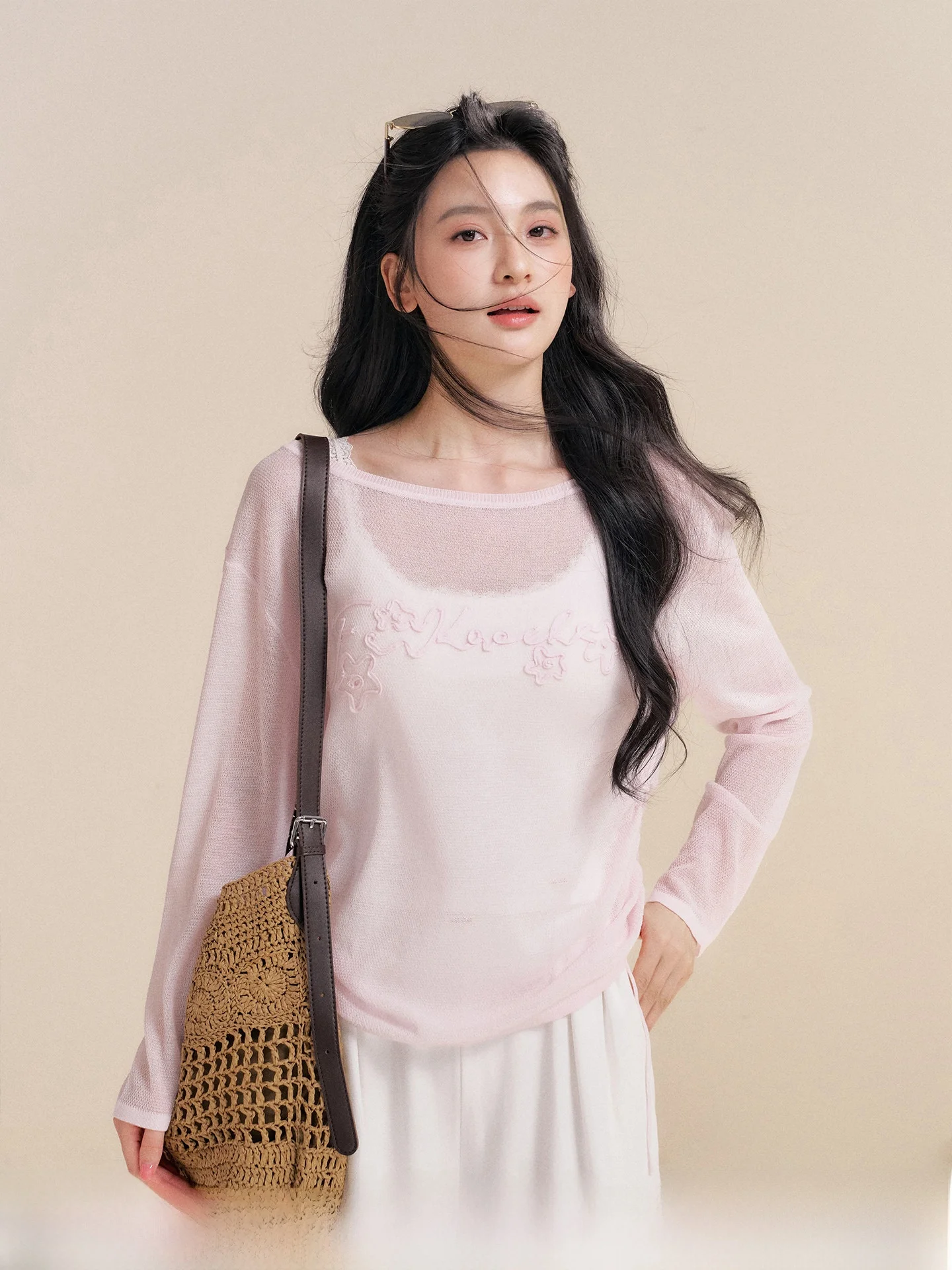 Kroche 26ss Linen Long Sleeve Embroidered Loose Women's T-Shirt Cover up Cloud Shirt Clean Fit Casual Style City Walk
Kroche 26ss Linen Long Sleeve Embroidered Loose Women's T-Shirt Cover up Cloud Shirt Clean Fit Casual Style City Walk