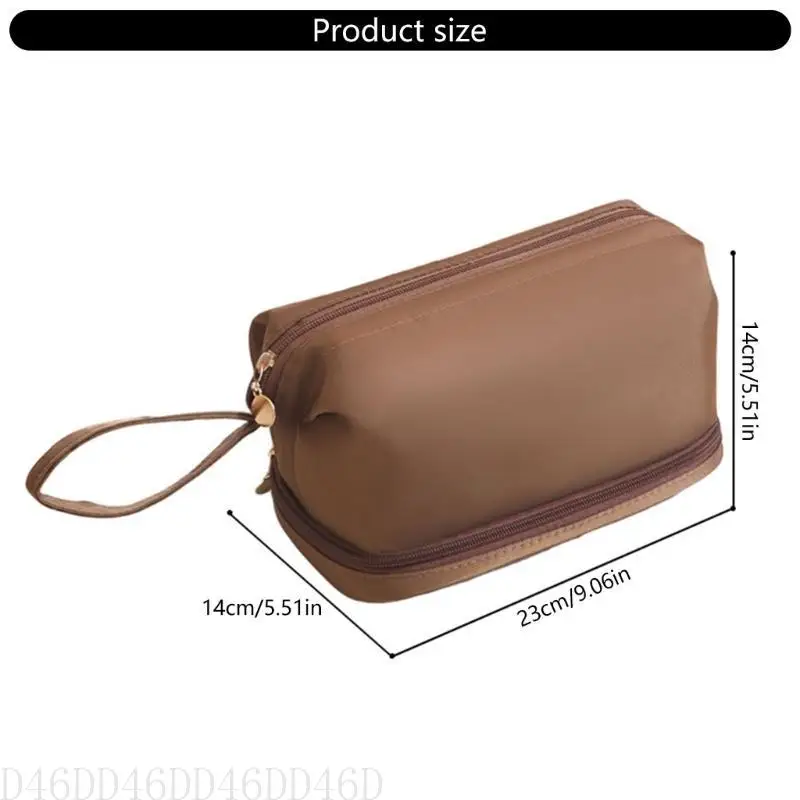 D46D Solid Color Cosmetic Bag Двойной слой мешок для макияжа большие сумки для туалетных принадлежностей Cosmetic Bag для женщин
D46D Solid Color Cosmetic Bag Двойной слой мешок для макияжа большие сумки для туалетных принадлежностей Cosmetic Bag для женщин