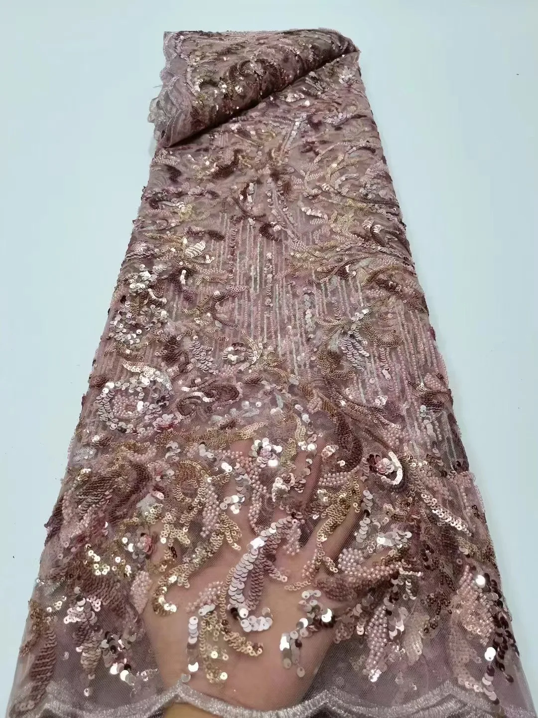 Fashion French Mesh 3D Flowers Embroidery Bead Lace Fabric With Sequins African Nigerian Fabric For Wedding Dress
Fashion French Mesh 3D Flowers Embroidery Bead Lace Fabric With Sequins African Nigerian Fabric For Wedding Dress