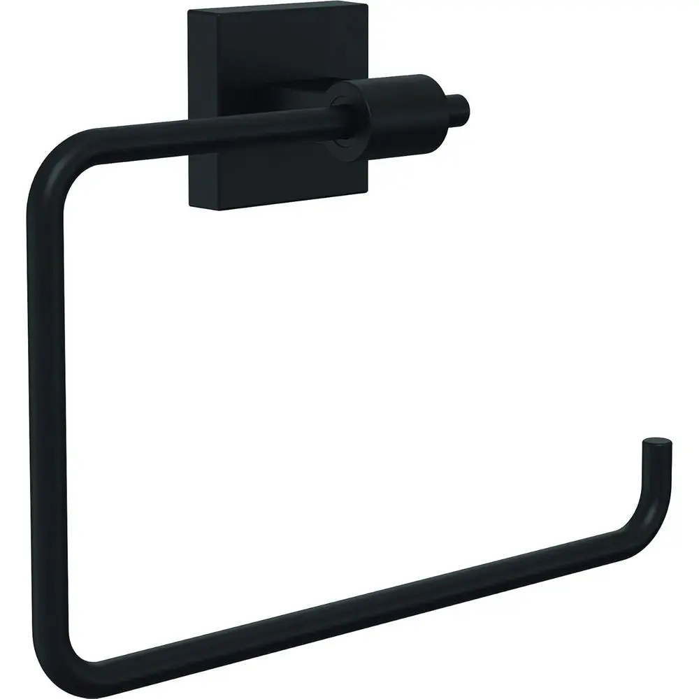Square Matte Black Hand Towel Holder for Kitchen and Bathroom, Ideal for Hanging Towels
Square Matte Black Hand Towel Holder for Kitchen and Bathroom, Ideal for Hanging Towels