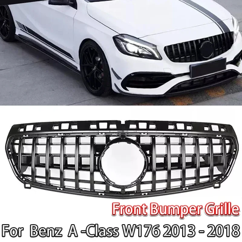 For Mercedes Benz A-Class W176 2013-2018 A180 A200 A250 A45 AMG Chrome Diamonds Style Grille Black GTR Front Bumper Grille
For Mercedes Benz A-Class W176 2013-2018 A180 A200 A250 A45 AMG Chrome Diamonds Style Grille Black GTR Front Bumper Grille