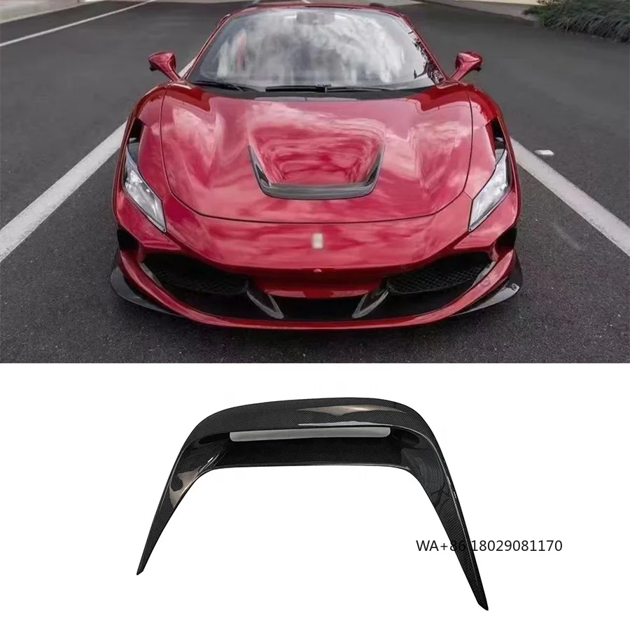 Carbon Fiber Hood Vent Cover for F8 Tributo & Spider 2020+ Front Hood Vent Scoop Hood Central Cooling Vent Car Bodykit
Carbon Fiber Hood Vent Cover for F8 Tributo & Spider 2020+ Front Hood Vent Scoop Hood Central Cooling Vent Car Bodykit