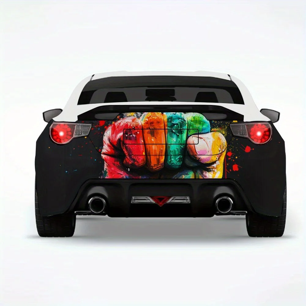 Красочная автомобильная наклейка с мощностью кулака, виниловая наклейка на заднюю часть автомобиля, водонепроницаемые самоклеящиеся виниловые наклейки для хвоста и бампера автомобиля, деко
Красочная автомобильная наклейка с мощностью кулака, виниловая наклейка на заднюю часть автомобиля, водонепроницаемые самоклеящиеся виниловые наклейки для хвоста и бампера автомобиля, деко
