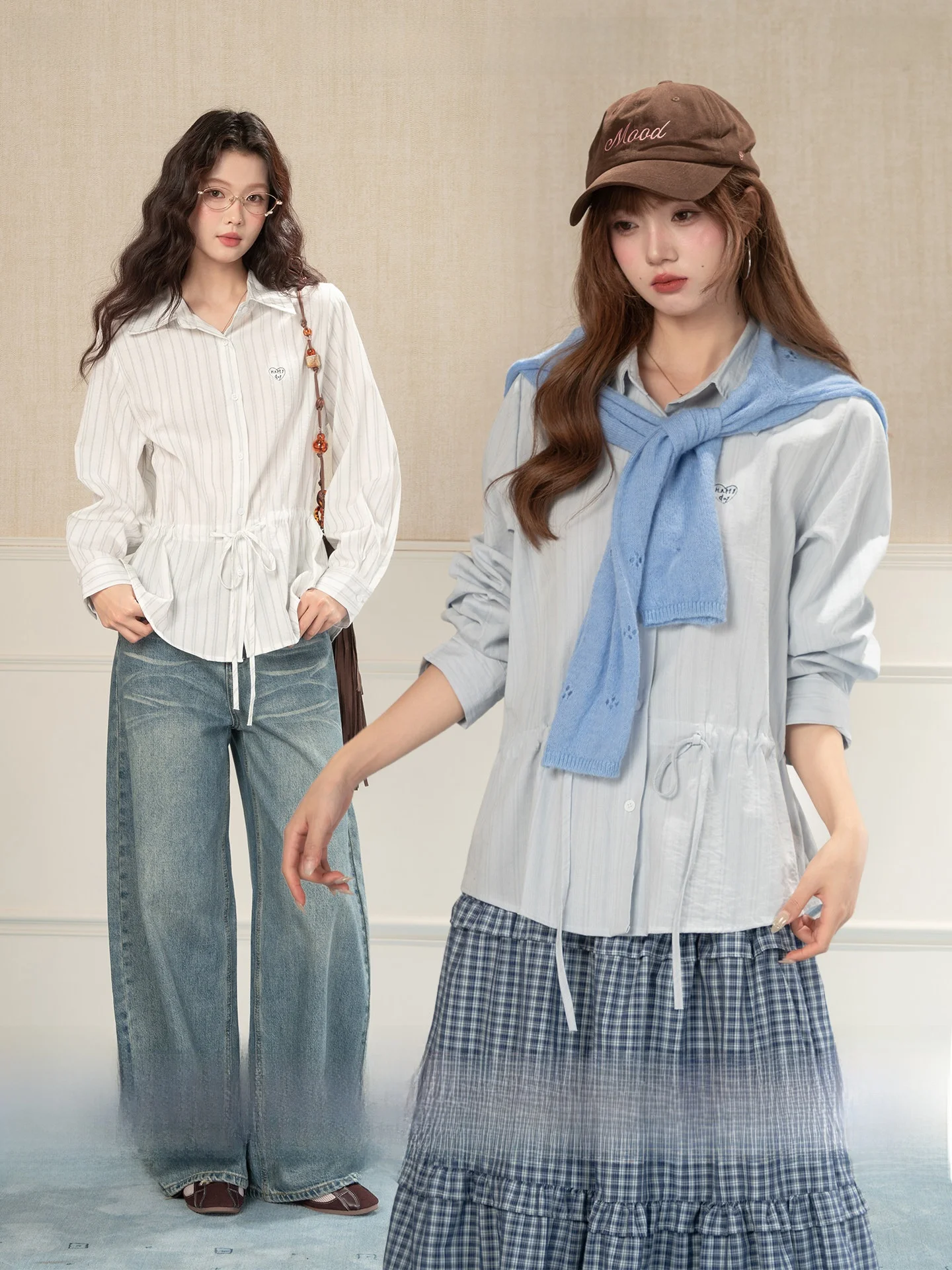 Синяя женская рубашка на пуговицах с завязками на талии, повседневная, из смесового хлопка, с длинным рукавом, свободного кроя, для ранней весны
Синяя женская рубашка на пуговицах с завязками на талии, повседневная, из смесового хлопка, с длинным рукавом, свободного кроя, для ранней весны