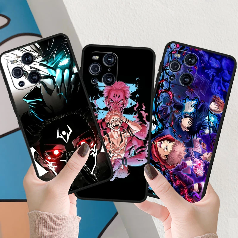 Anime Jujutsu Kaisen Cool For OPPO Find X6 X5 X3 X2 F21S F21 Pro Lite Neo Black Silicone Fundas Soft Phone Case
Anime Jujutsu Kaisen Cool For OPPO Find X6 X5 X3 X2 F21S F21 Pro Lite Neo Black Silicone Fundas Soft Phone Case